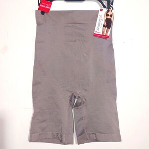 NWT Women's Skinnygirl Shaping Hi-Waist Thigh Slimmers Coffee Size M